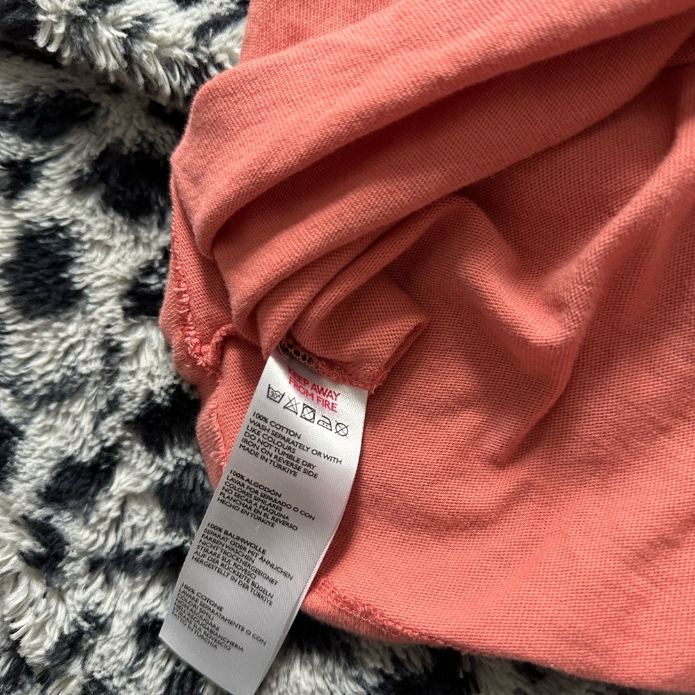 Floral Graphic T-Shirt - Coral - Picture 3 of 4